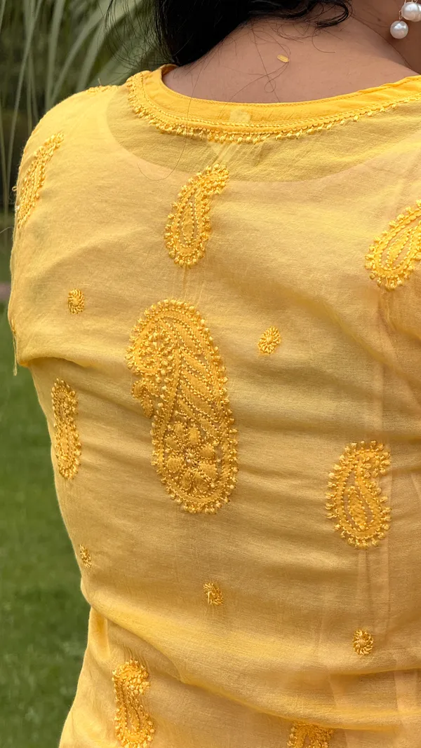 Pure_Mul_Chanderi_Top_-_Bright_Yellow