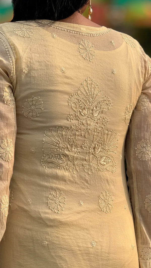 Pure_Mul_Chanderi_4_Piece_Kurta_-_Beige
