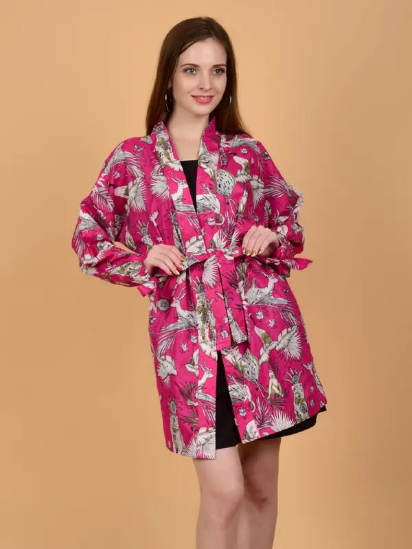 Rani_Pink_Animal_Print_Shrug
