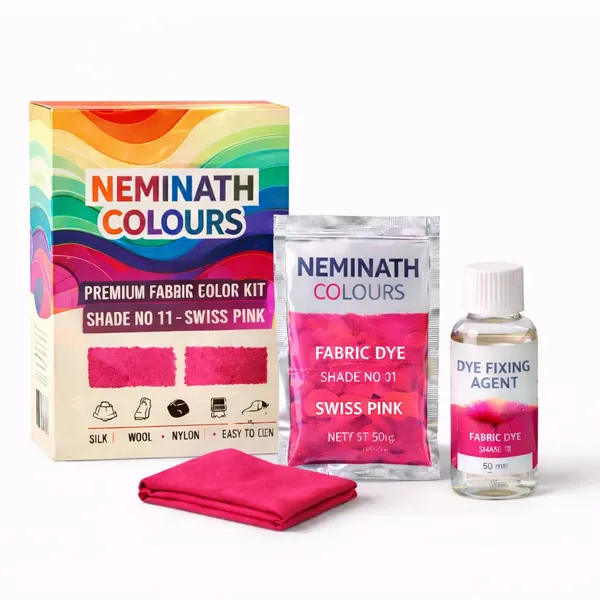 Neminath_Permanent_Pakka_Rang_Fabric__Dye_For_Clothes_Permanent_Fabric_Dye_Shade_No_11_Swiss_Pink_105_Gms_50_Ml_Color_Fixer