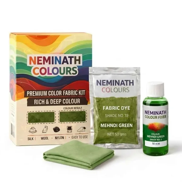 Fabric_Dye_Mehndi_Green_Shade_No_3_50G_With_Color_Fixer_Permanent_Cloth_Dye_For_Cotton_Denim_Diy_Coloring_Kit_50G