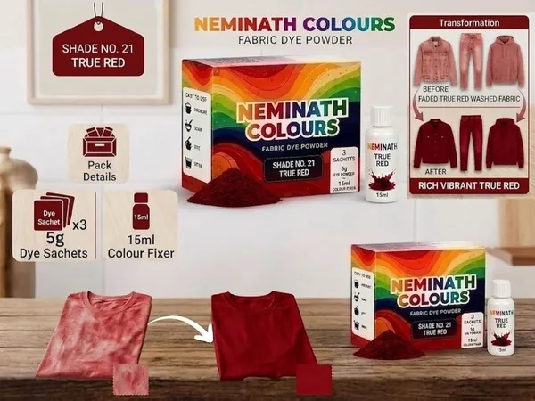 True_Red_Fabric_Dye_Pack__Dye_Sachets_Fixer_For_Diy_Clothes_Restoration