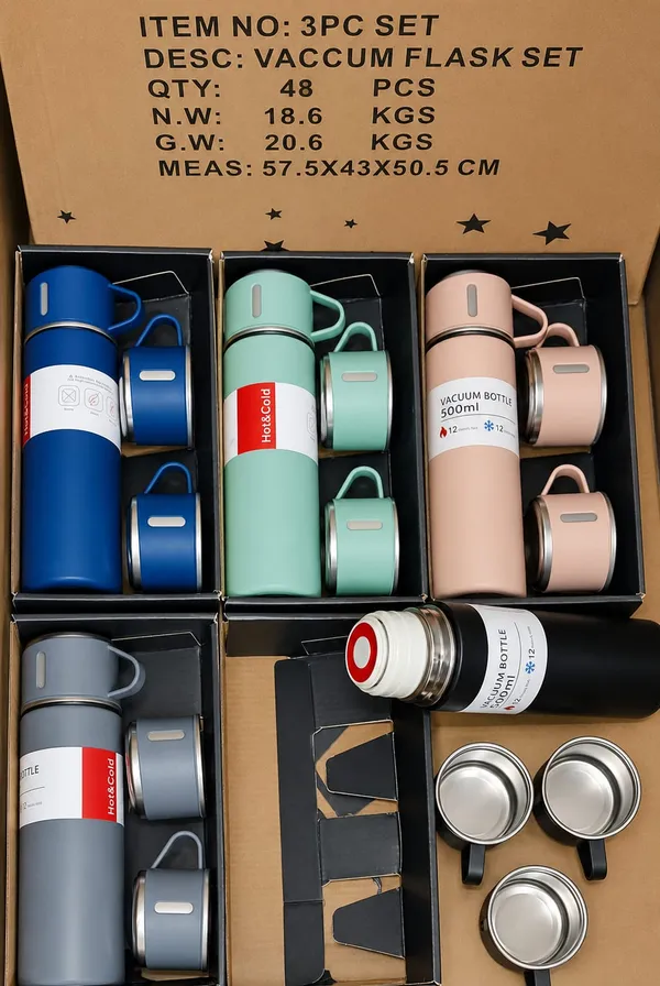 Stainless_Steel_Travel_Vacuum_Flask_Set_With_2_Cups_500Ml