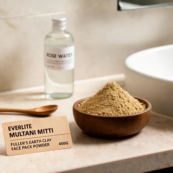 Everlite_Multani_Mitti_Fuller'S_Earth_Clay_Face_Pack_Powder_450G