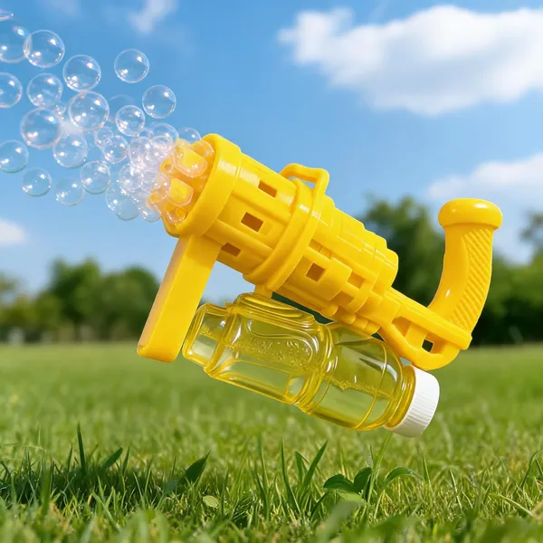 Yellow_Plastic_Gatling_Bubble_Blaster_Toy_Gun_For_Kids