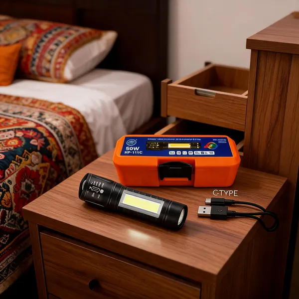 50W_Rechargeable_Zoomable_Led_Torch_With_Cob_Side_Light_Pack_Of_3