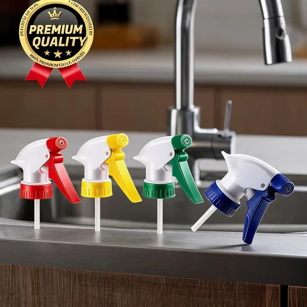 Plastic_Trigger_Spray_Pump_Heads_Multicolor_Set_Of_4_-_Pack_Of_2