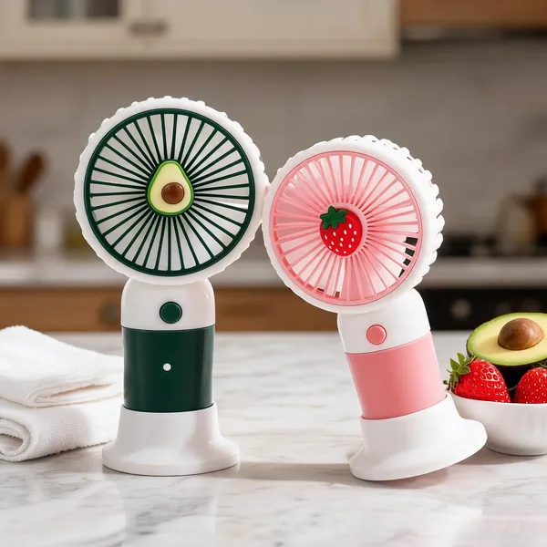 Usb_Rechargeable_Handheld_Mini_Portable_Fan_-_Pack_Of_2