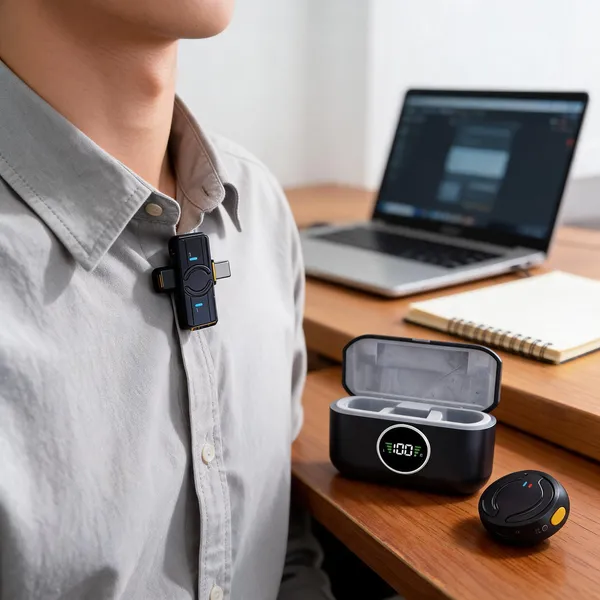 Q81_Black_Wireless_Lavalier_Microphone_With_Charging_Case