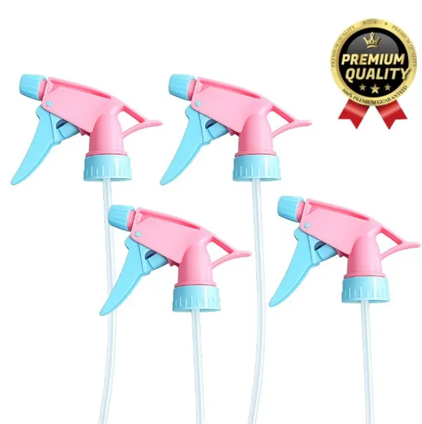 Pink_And_Blue_Plastic_Ergonomic_Trigger_Spray_Bottle_Heads_Set_Of_4_-_Pack_Of_2