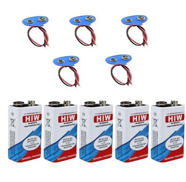 Hiw_9V_Battery_With_Snap_Connector_Combo_Pack_Of_10