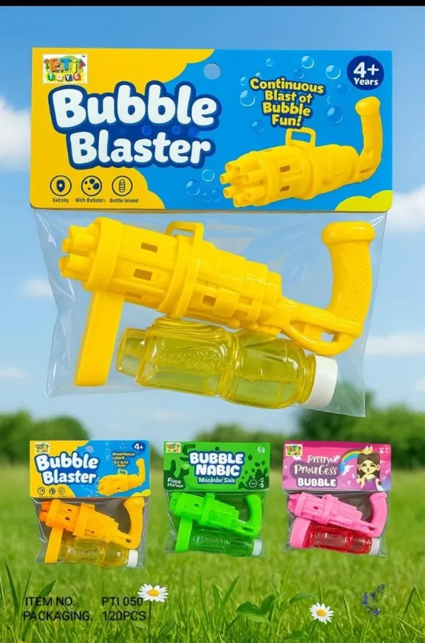 Yellow_Plastic_Gatling_Bubble_Blaster_Toy_Gun_For_Kids