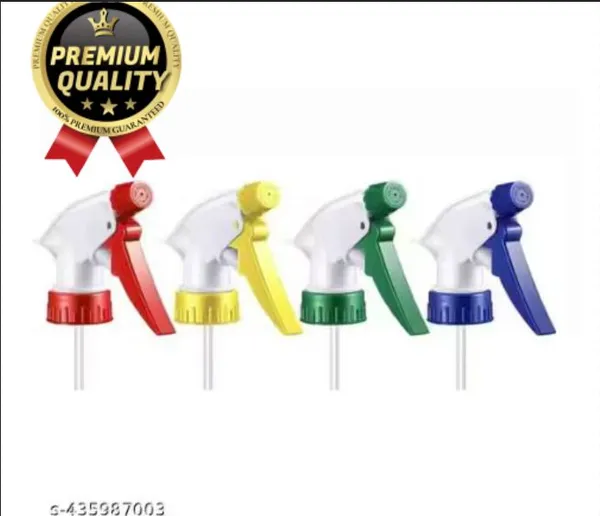 Plastic_Trigger_Spray_Pump_Heads_Multicolor_Set_Of_4_-_Pack_Of_2