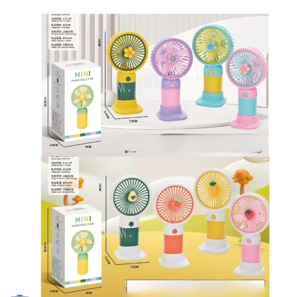 Usb_Rechargeable_Handheld_Mini_Portable_Fan_-_Pack_Of_2