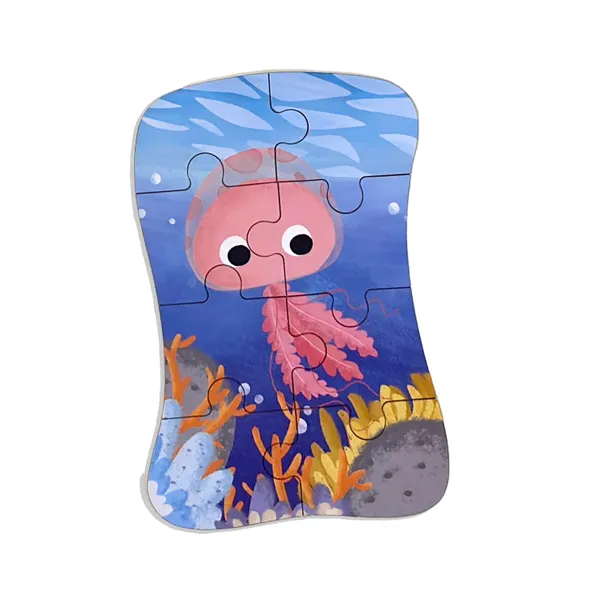 Wudly_Wooden_Progressive_Puzzle_Metal_Box_sea_creature(Flamingo)_Set_Of_5