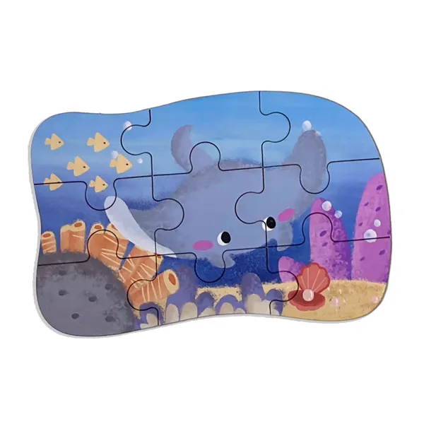 Wudly_Wooden_Progressive_Puzzle_Metal_Box_sea_creature(Flamingo)_Set_Of_5