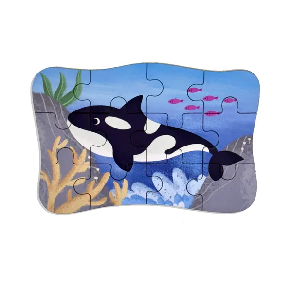 Wudly_Wooden_Progressive_Puzzle_Metal_Box_sea_creature(Flamingo)_Set_Of_5