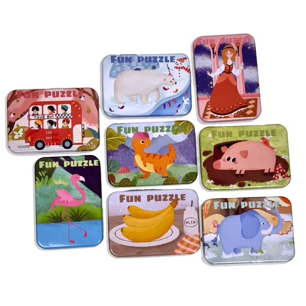 Wudly_Wooden_Progressive_Puzzle_Metal_Box_Land_creature-2(PIGGY)_Set_Of_5