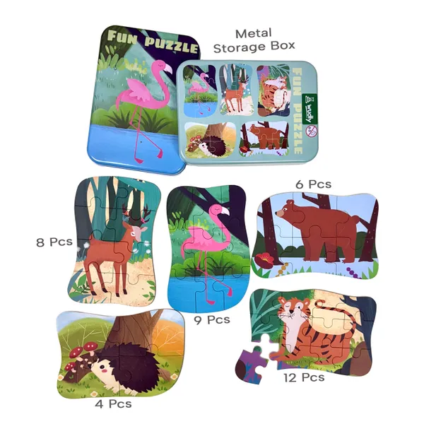 Wudly_Wooden_Progressive_Puzzle_Metal_Box_Land_creature-1_Set_Of_5