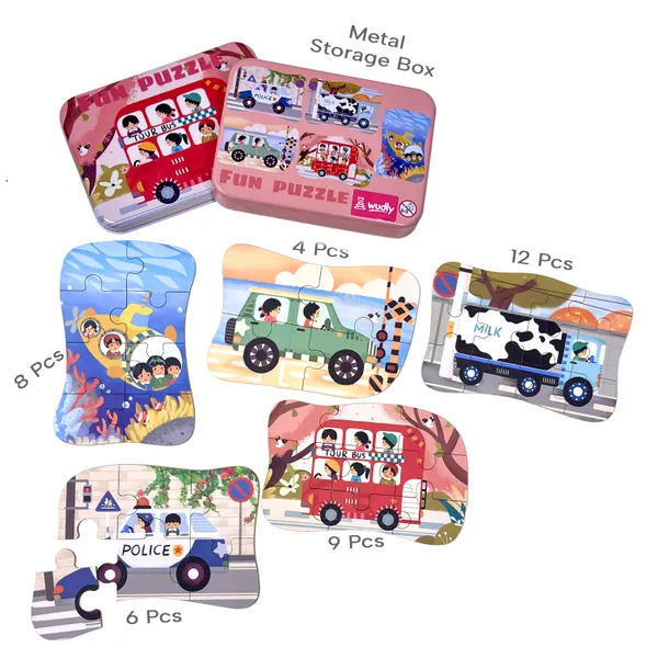 Wudly_Wooden_Progressive_Puzzle_Metal_Box_School_Bus_Set_Of_5