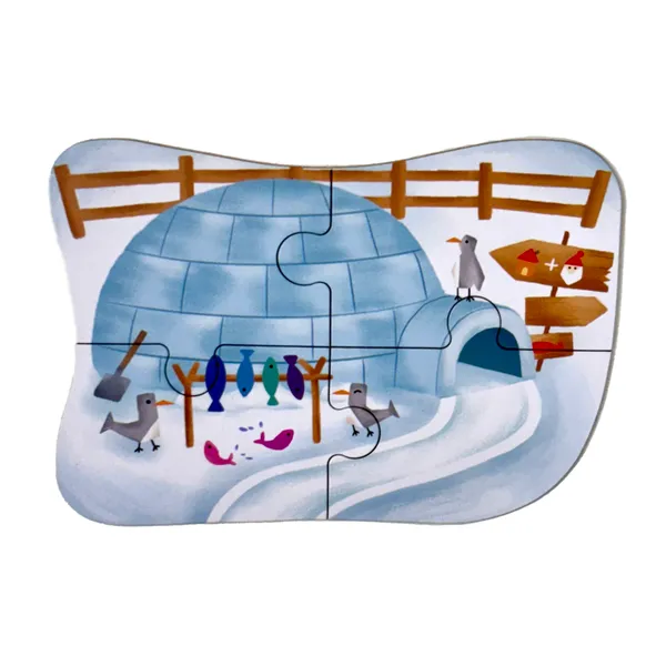 Wudly_Wooden_Progressive_Puzzle_Metal_Box_Polar_animal_Set_Of_5