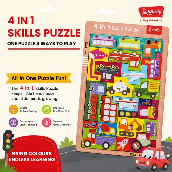Wudly_Wooden_Educational_Puzzle_&_Brain_Development_Toy_for_Toddlers–_Transport_Theme