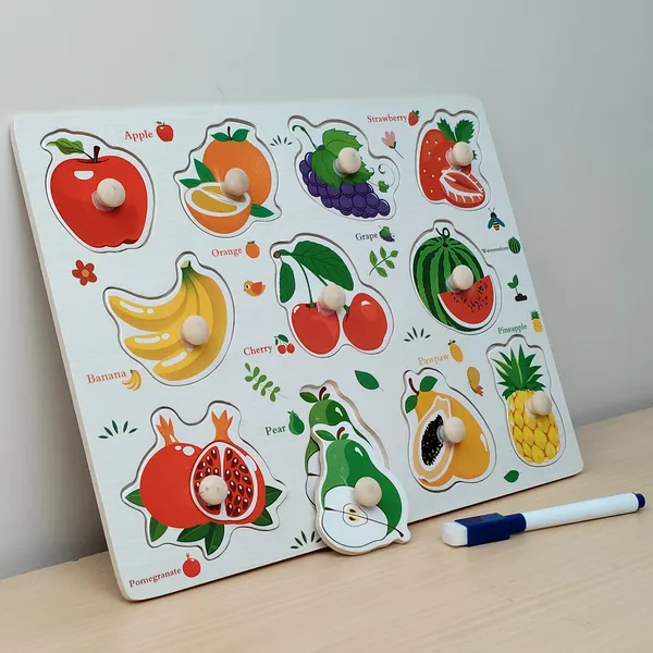 Wudly_Wooden_Farm_Fruit_And_Vegetable_Puzzle_Combo_Set