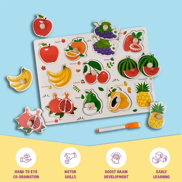 Wudly_Wooden_Farm_Fruit_And_Vegetable_Puzzle_Combo_Set