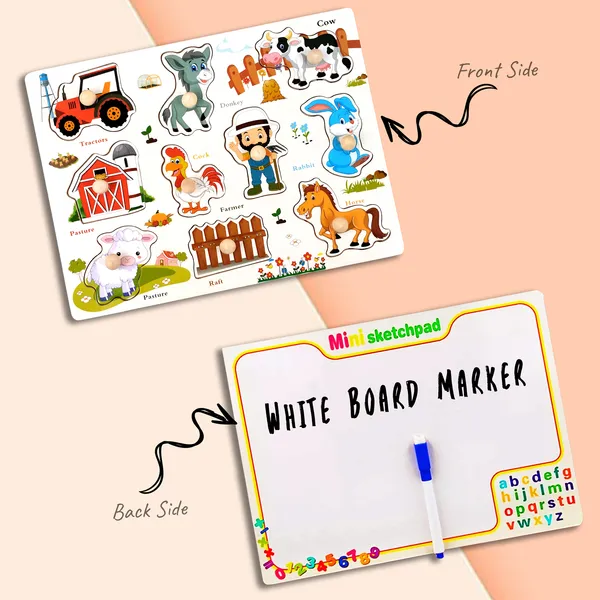 Wudly_Wooden_Farm_Fruit_And_Vegetable_Puzzle_Combo_Set