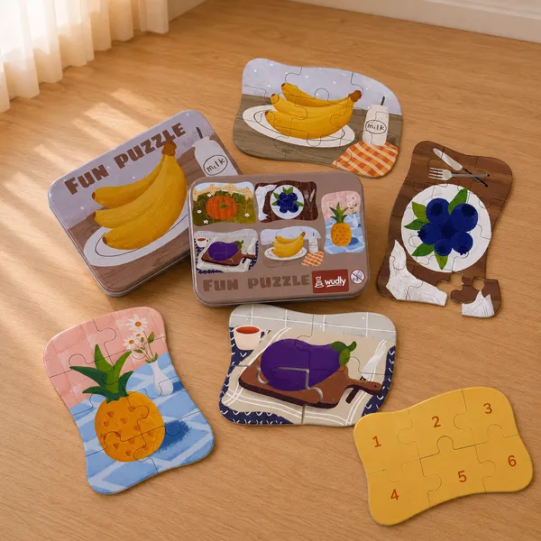 Wudly_Wooden_Progressive_Puzzle_Metal_Box_Fruit_Bus_Set_Of_5