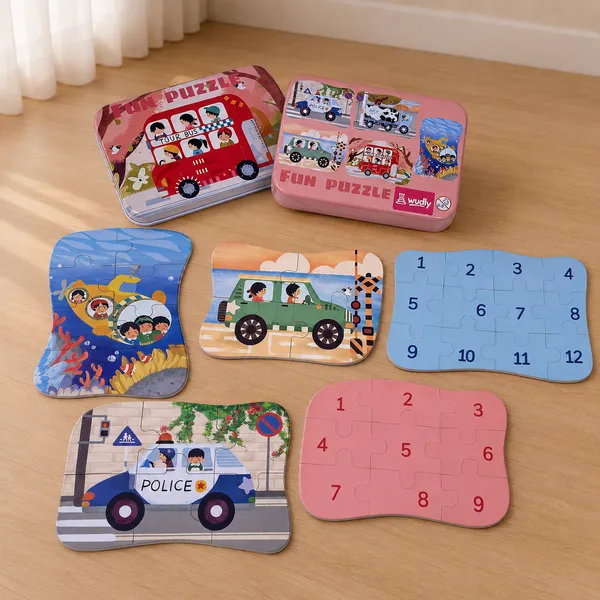 Wudly_Wooden_Progressive_Puzzle_Metal_Box_School_Bus_Set_Of_5