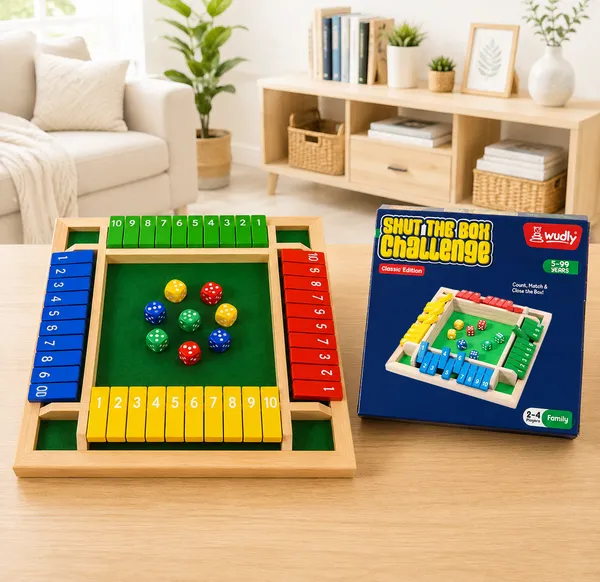 Wudly_Wooden_Shut_the_Box_Math_&_Family_Board_Game_with_Color_Dice