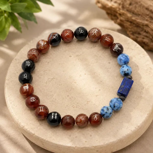 Kumbh_Rashi_Zodiac_Basalt_Bracelet_For_Aquarius_Sign