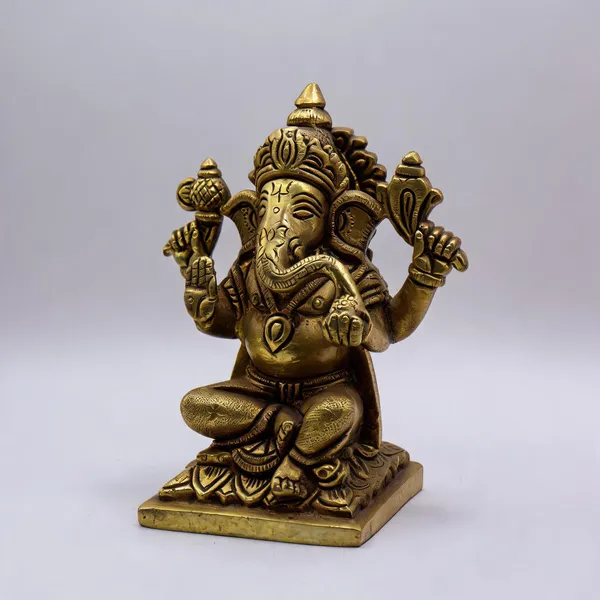 Brass_Antique_Finish_Seated_Lord_Ganesha_Idol