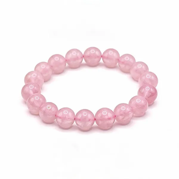Natural_Rose_Quartz_Round_Bead_Bracelet_For_Women