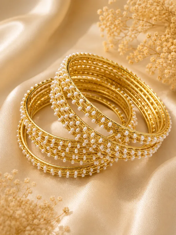 Pearl_Beaded_Gold_Bangle_Set