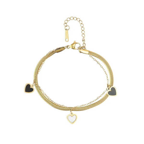Heart_Charm_Bracelet_With_Adjustable_Chain_Elegant_Style_For_Women_Special_Occasions