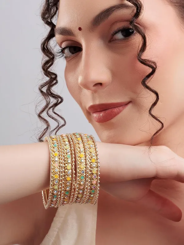 Multi_Color_Beaded_Bangles_For_Women