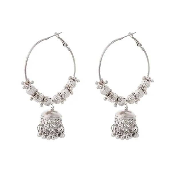 Elegant_Ethnic_Hoop_Earring_For_Women_Traditional_Indian_Festival_And_Casual_Wear_Jewellery