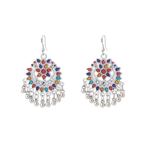 Colorful_Ethnic_Dangle_Earrings_For_Women_Festival_Party_Traditional_Jewelry_Accessories
