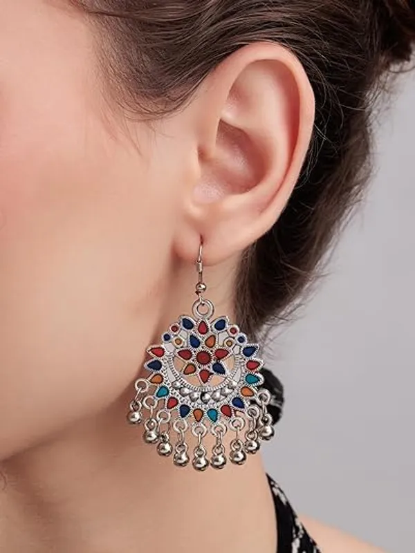 Colorful_Ethnic_Dangle_Earrings_For_Women_Festival_Party_Traditional_Jewelry_Accessories