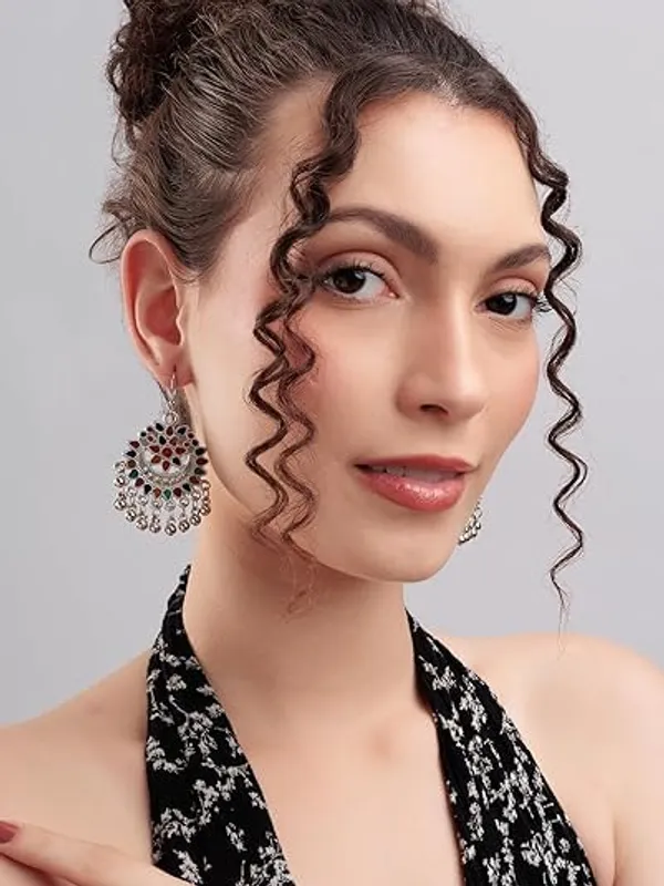 Colorful_Ethnic_Dangle_Earrings_For_Women_Festival_Party_Traditional_Jewelry_Accessories