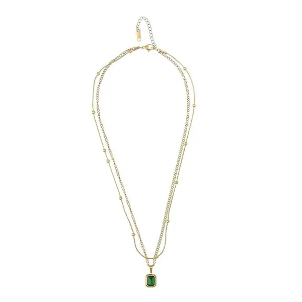 Elegant_Green_Gem_Pendant_Necklace_For_Women_Stylish_Daily_Festive_Jewelry
