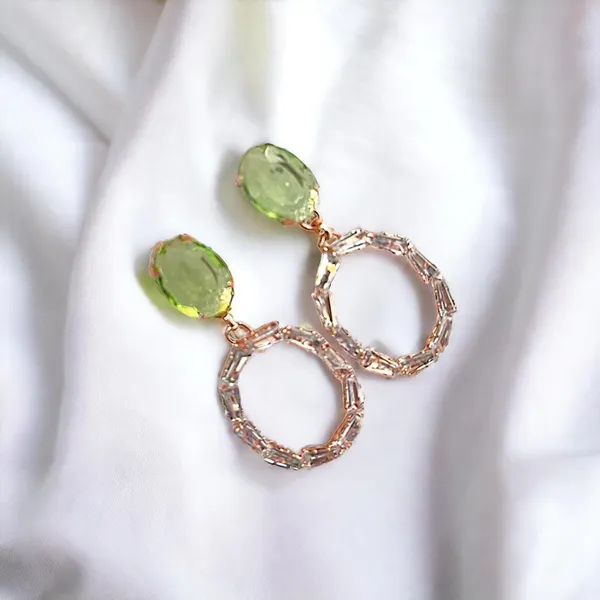 Rose_Gold_Brass_Crystal_Drop_Earrings_For_Women_Pack_Of_2