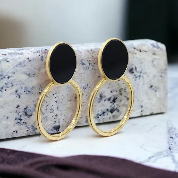Black_Gold_Plated_Crystal_Circular_Drop_Earrings_For_Women_Pack_Of_3