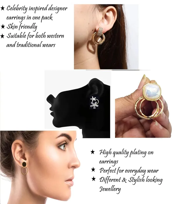 Gold_Alloy_Pearl_Crystal_Geometric_Hoop_Dangle_Earrings_Combo_For_Women_Pack_Of_4