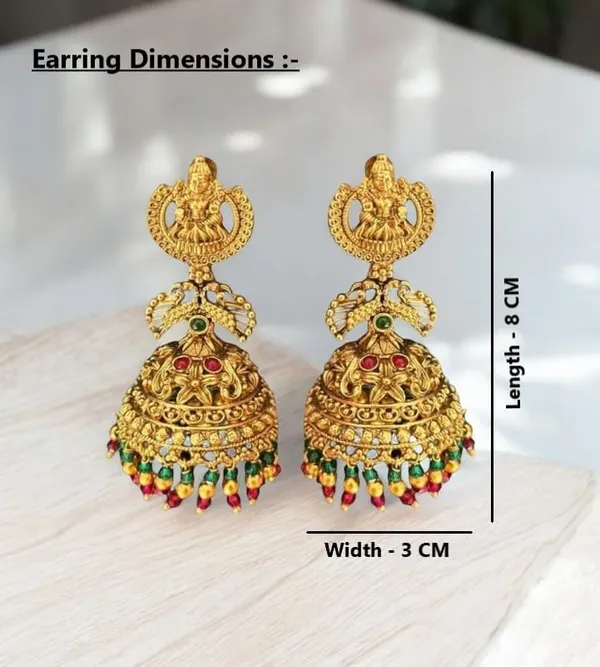 Gold_Brass_Peacock_Motif_Pearl_Beaded_Jhumki_Earrings_For_Women