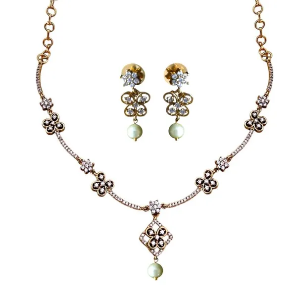 Silver_Brass_American_Diamond_Studded_Necklace_Set_For_Women