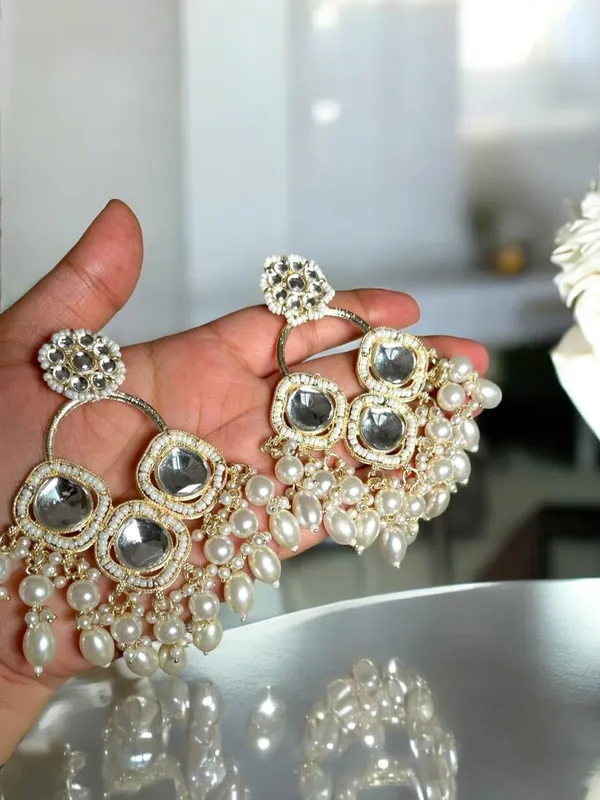 Gold_Brass_Pearl_Kundan_Beaded_Chandbali_Earrings_For_Women