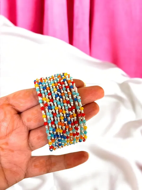 Multicolor_Beaded_Handcrafted_Bangles_Set_For_Women_Pack_Of_12